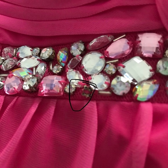 Perfect strapless pink dress for prom - Picture 3 of 3